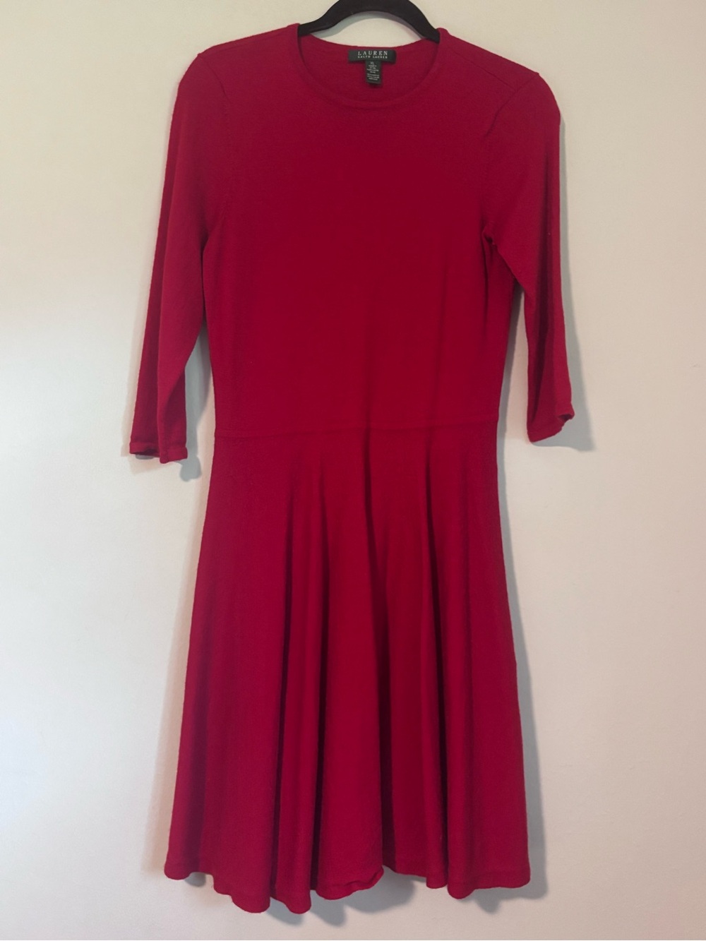 Lauren Ralph Lauren - Red Fit-and-Flare Dress 💃 - size XL